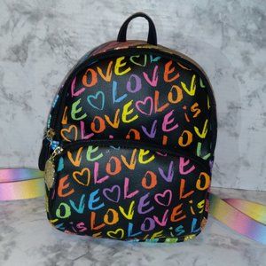Betsy Johnson Rainbow Love Backpack